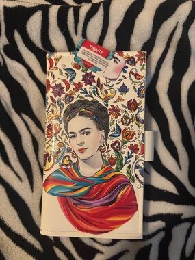 Frida Kahlo Multicolor Floral Phone Wallet